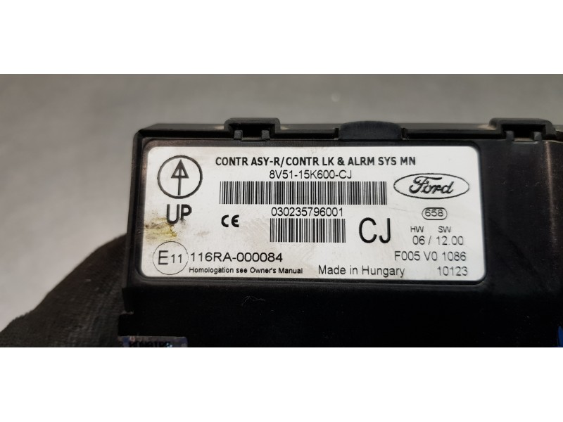 Recambio de modulo confort para ford fiesta (cb1) trend referencia OEM IAM 8V5115K600CJ   Recambio de modulo confort para ford fiesta (cb1) trend referencia OEM IAM 8V5115K600CJ