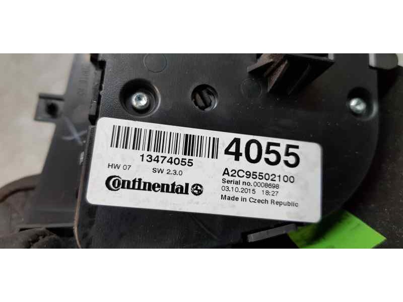 Recambio de mando climatizador para opel zafira tourer expression referencia OEM IAM 13474055   Recambio de mando climatizador para opel zafira tourer expression referencia OEM IAM 13474055