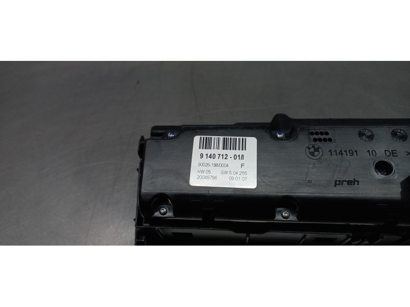 Recambio de mando climatizador para bmw x5 (e70) 3.0d referencia OEM IAM 64119310448 9140712 
