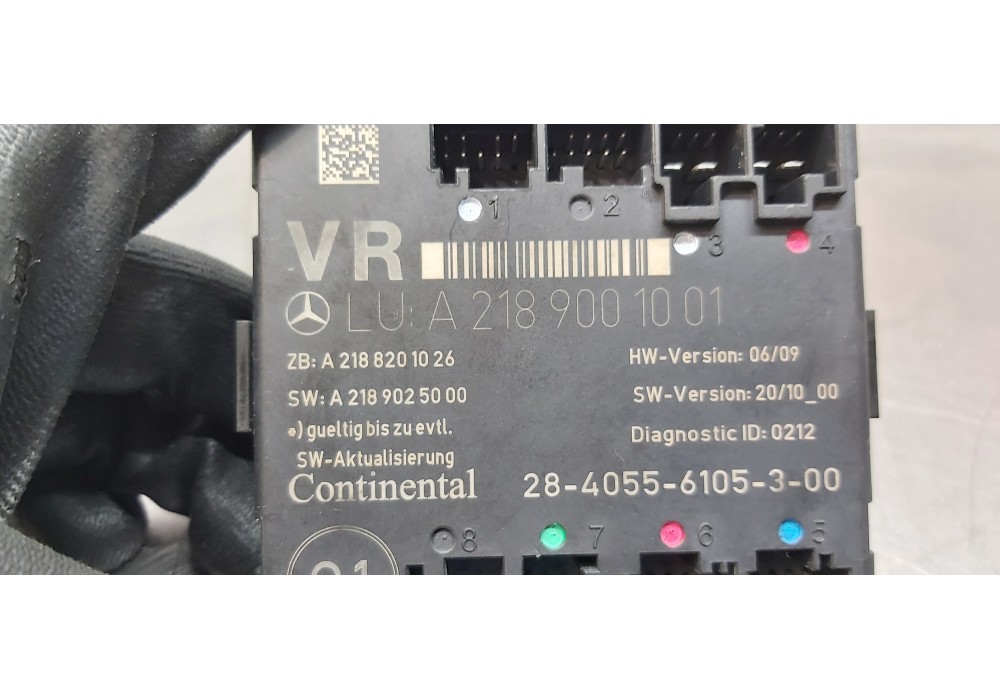 Recambio de centralita cierre para mercedes clase cls (w218) cls 350 cdi be (218.323) referencia OEM IAM A2189001101  