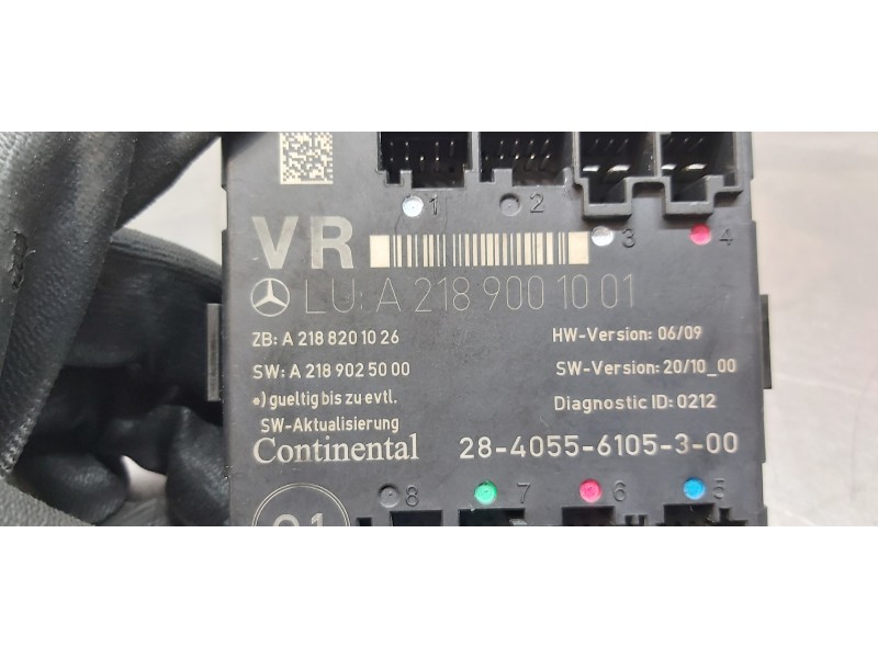 Recambio de centralita cierre para mercedes clase cls (w218) cls 350 cdi be (218.323) referencia OEM IAM A2189001101  