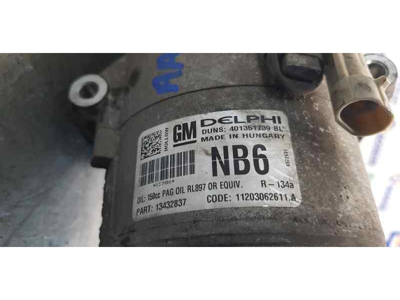 Recambio de compresor aire acondicionado para opel zafira b edition ´´111 jahre´´ referencia OEM IAM 13432837  