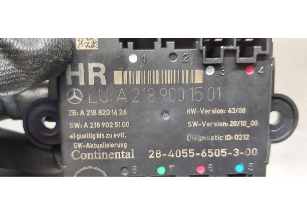 Recambio de centralita cierre para mercedes clase cls (w218) cls 350 cdi be (218.323) referencia OEM IAM A2189001301  