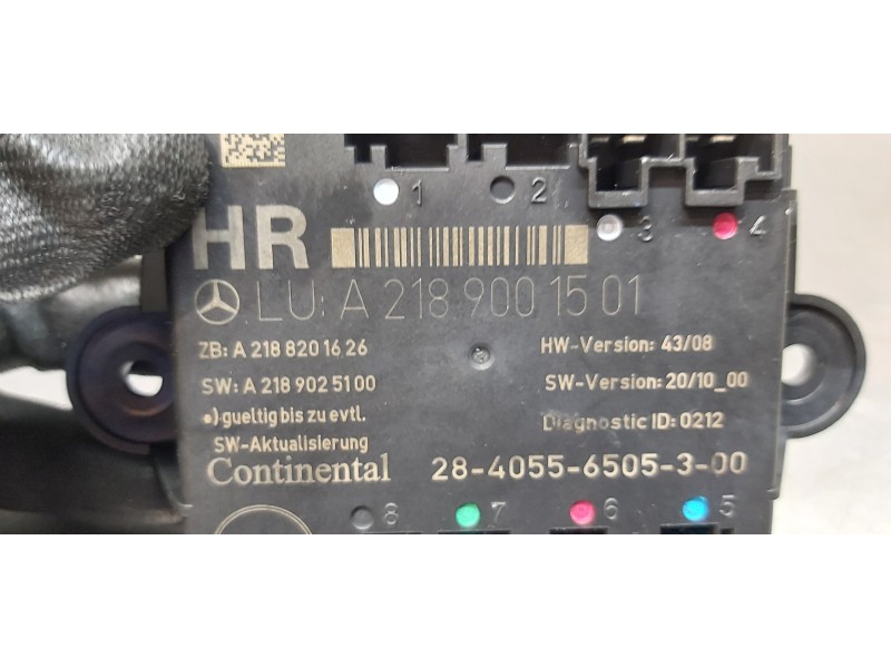 Recambio de centralita cierre para mercedes clase cls (w218) cls 350 cdi be (218.323) referencia OEM IAM A2189001301  