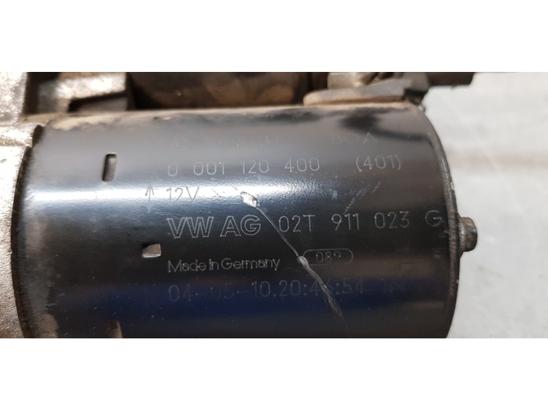 Recambio de motor arranque para seat ibiza (6l1) stella referencia OEM IAM 02T911023G   Recambio de motor arranque para seat ibiza (6l1) stella referencia OEM IAM 02T911023G
