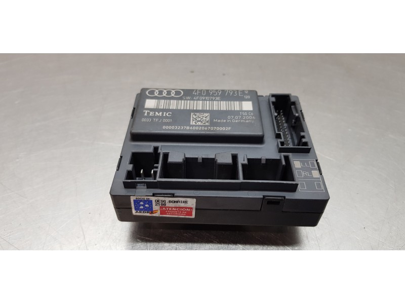 Recambio de centralita cierre para audi a6 berlina (4f2) 3.2 fsi referencia OEM IAM 4F0959793E   Recambio de centralita cierre para audi a6 berlina (4f2) 3.2 fsi referencia OEM IAM 4F0959793E