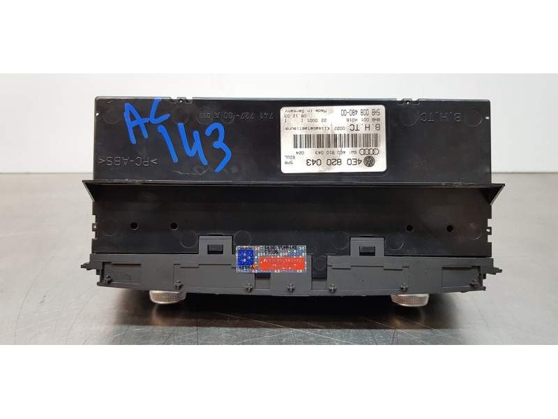 Recambio de mando climatizador para audi a8 (4e2) 3.7 quattro referencia OEM IAM 4E0820043F5PR  