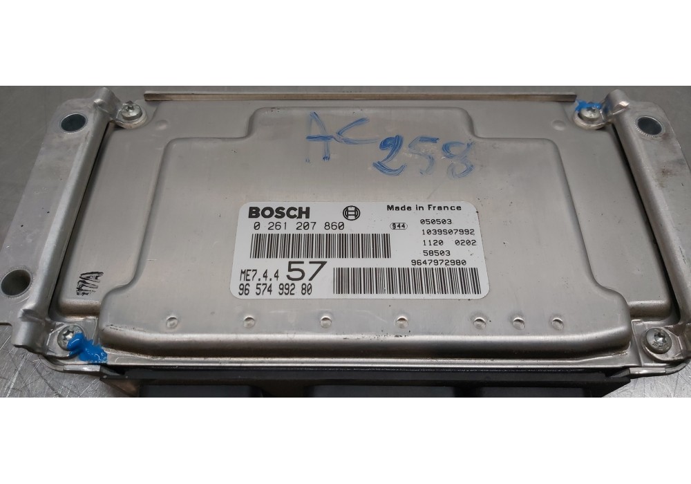 Recambio de centralita motor uce para citroen c3 pluriel 1.6 16v sensodrive referencia OEM IAM 9657499280  