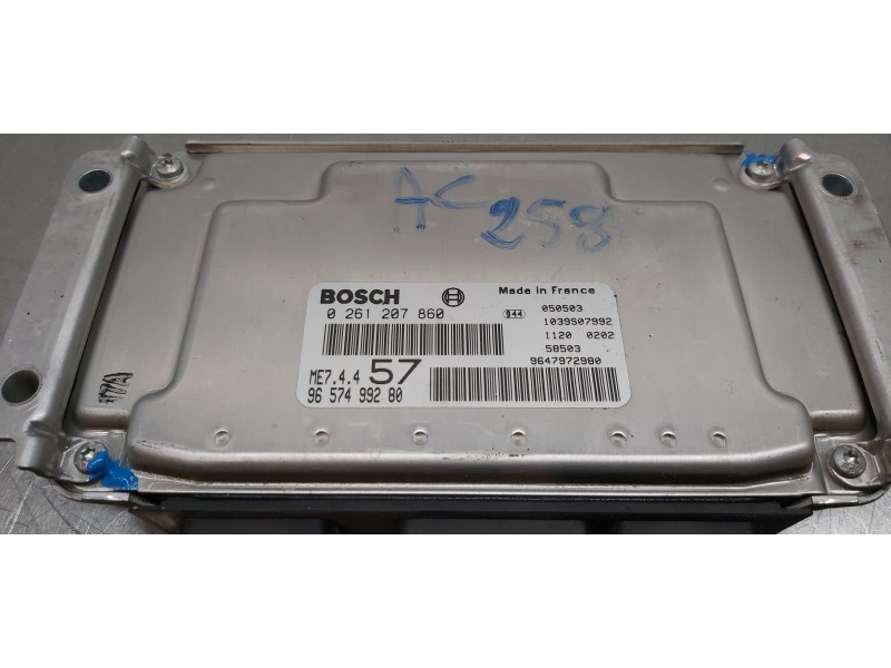 Recambio de centralita motor uce para citroen c3 pluriel 1.6 16v sensodrive referencia OEM IAM 9657499280  