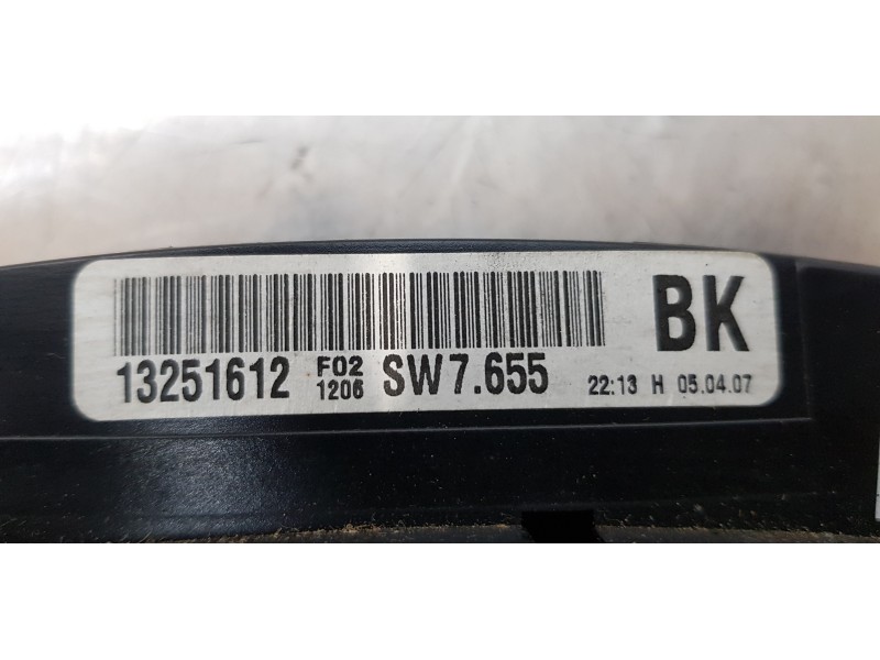 Recambio de cuadro instrumentos para opel astra gtc enjoy referencia OEM IAM 13251612   Recambio de cuadro instrumentos para opel astra gtc enjoy referencia OEM IAM 13251612