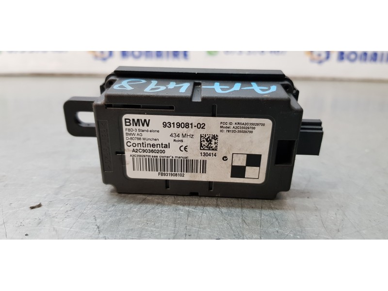 Recambio de modulo electronico para bmw serie 1 lim. (f20) 116d efficientdynamics edition referencia OEM IAM 931908102   Recambio de modulo electronico para bmw serie 1 lim. (f20) 116d efficientdynamics edition referencia OEM IAM 931908102