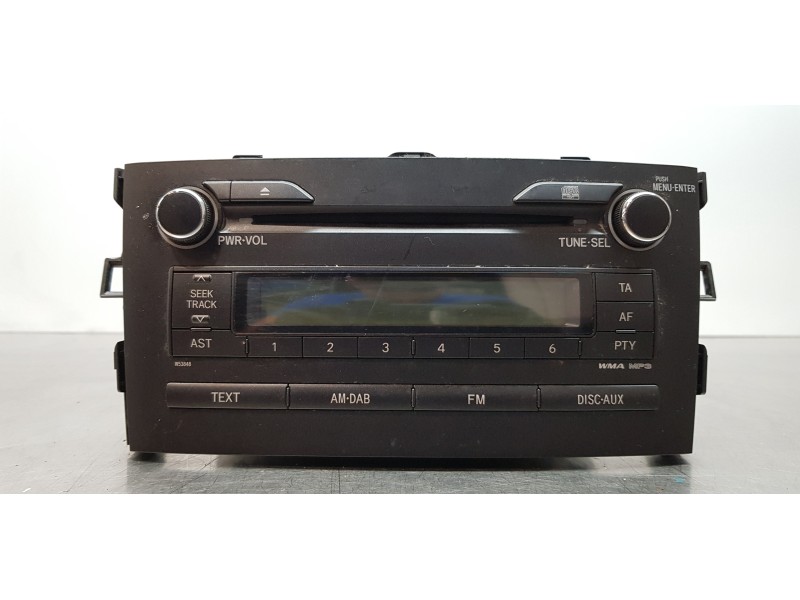 Recambio de sistema audio / radio cd para toyota auris hybrid active referencia OEM IAM 8612002F50  