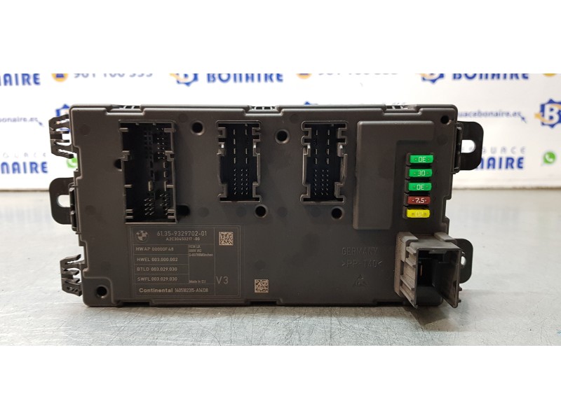 Recambio de caja reles / fusibles para bmw serie 1 lim. (f20) 116d efficientdynamics edition referencia OEM IAM 932970201   Recambio de caja reles / fusibles para bmw serie 1 lim. (f20) 116d efficientdynamics edition referencia OEM IAM 932970201