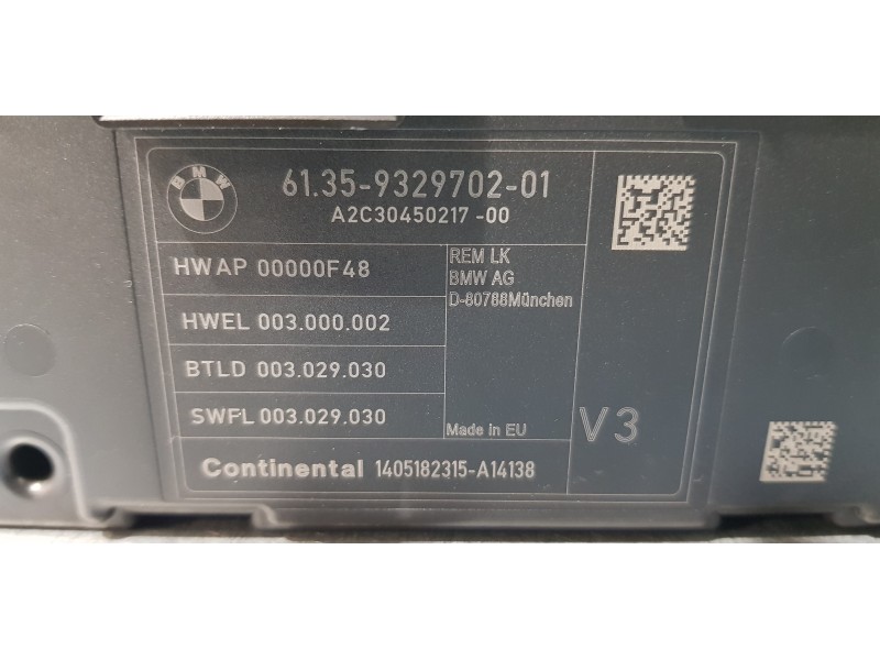 Recambio de caja reles / fusibles para bmw serie 1 lim. (f20) 116d efficientdynamics edition referencia OEM IAM 932970201   Recambio de caja reles / fusibles para bmw serie 1 lim. (f20) 116d efficientdynamics edition referencia OEM IAM 932970201
