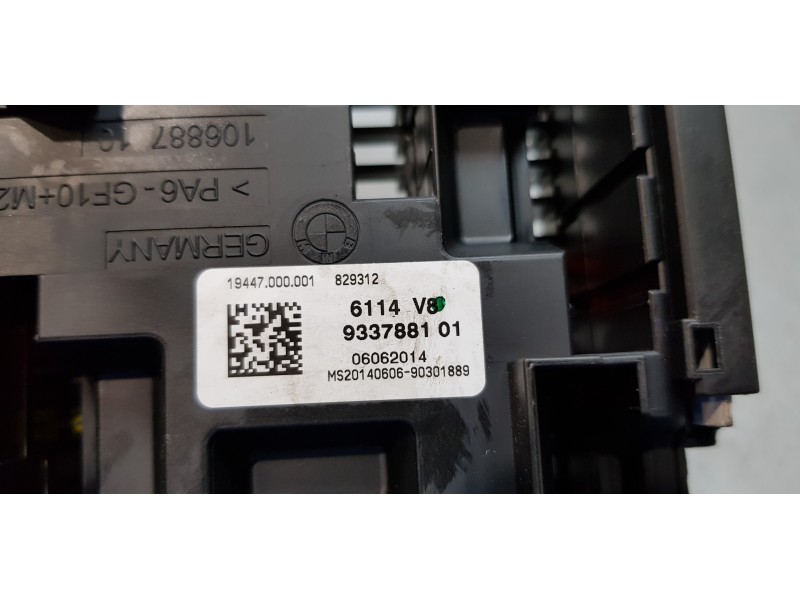 Recambio de caja reles / fusibles para bmw serie 1 lim. (f20) 116d efficientdynamics edition referencia OEM IAM 933788101  