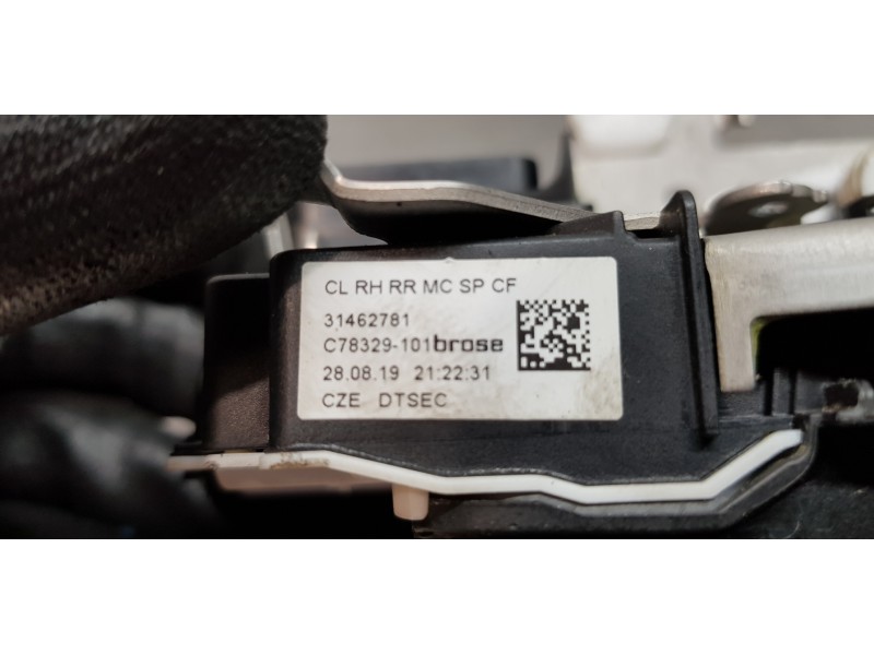 Recambio de cerradura puerta trasera derecha para volvo xc60 inscription awd referencia OEM IAM 31462781 6 PINES 