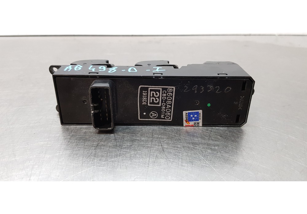 Recambio de mando elevalunas delantero izquierdo para mitsubishi outlander (cw0) 2.0 di-d invite referencia OEM IAM 8608A060   Recambio de mando elevalunas delantero izquierdo para mitsubishi outlander (cw0) 2.0 di-d invite referencia OEM IAM 8608A060