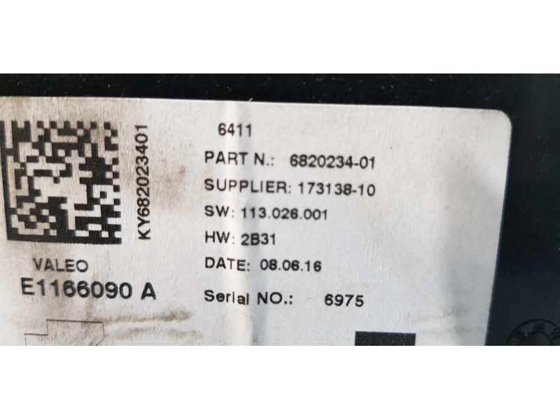 Recambio de centralita aire acondicionado para bmw serie 1 lim. 5-trg. (f20) 118d referencia OEM IAM 682023401  