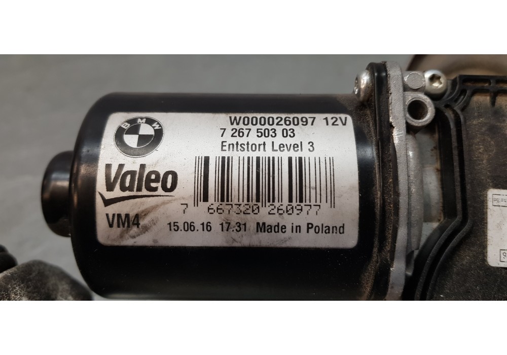 Recambio de motor limpia delantero para bmw serie 1 lim. 5-trg. (f20) 118d referencia OEM IAM 726750303   Recambio de motor limpia delantero para bmw serie 1 lim. 5-trg. (f20) 118d referencia OEM IAM 726750303