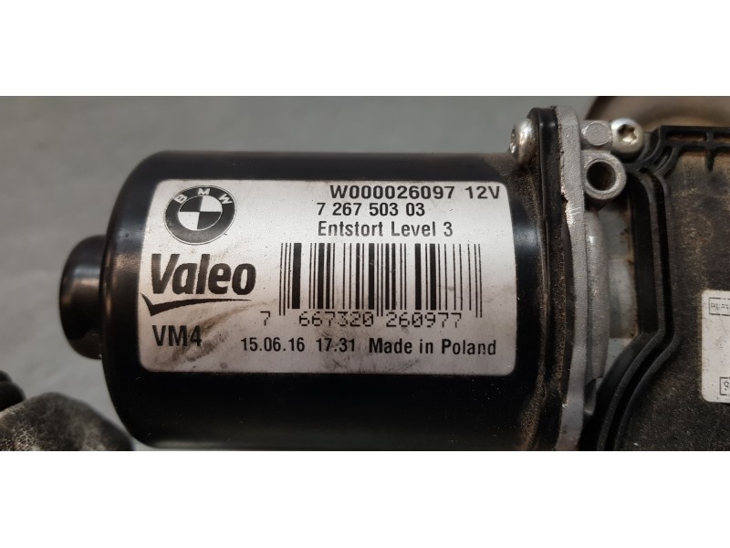 Recambio de motor limpia delantero para bmw serie 1 lim. 5-trg. (f20) 118d referencia OEM IAM 726750303   Recambio de motor limpia delantero para bmw serie 1 lim. 5-trg. (f20) 118d referencia OEM IAM 726750303