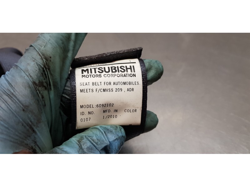 Recambio de cinturon seguridad trasero derecho para mitsubishi outlander (cw0) motion 4wd referencia OEM IAM 609213800 609213800 Recambio de cinturon seguridad trasero derecho para mitsubishi outlander (cw0) motion 4wd referencia OEM IAM 609213800 609213800