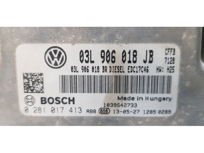 Recambio de centralita motor uce para skoda superb combi (3t5) exclusive referencia OEM IAM 03L906018JB  