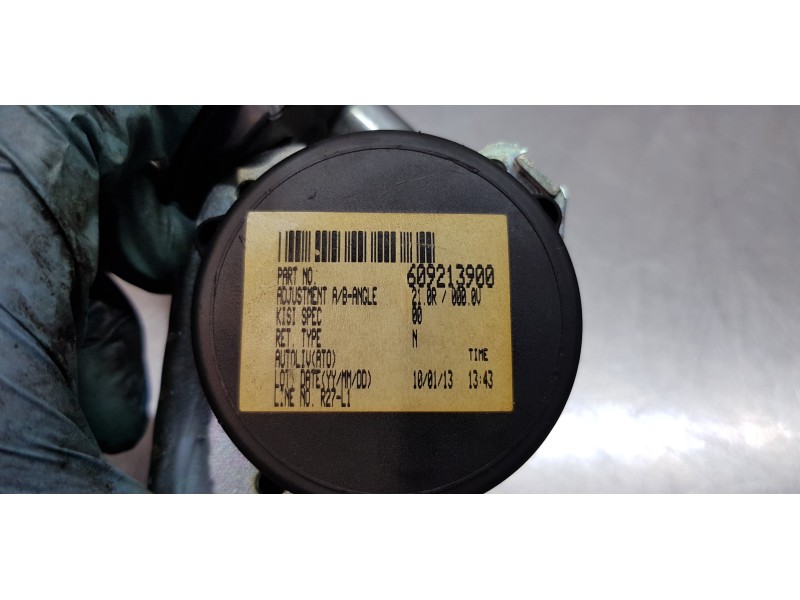 Recambio de cinturon seguridad trasero izquierdo para mitsubishi outlander (cw0) motion 4wd referencia OEM IAM 609213900 6092139 Recambio de cinturon seguridad trasero izquierdo para mitsubishi outlander (cw0) motion 4wd referencia OEM IAM 609213900 6092139