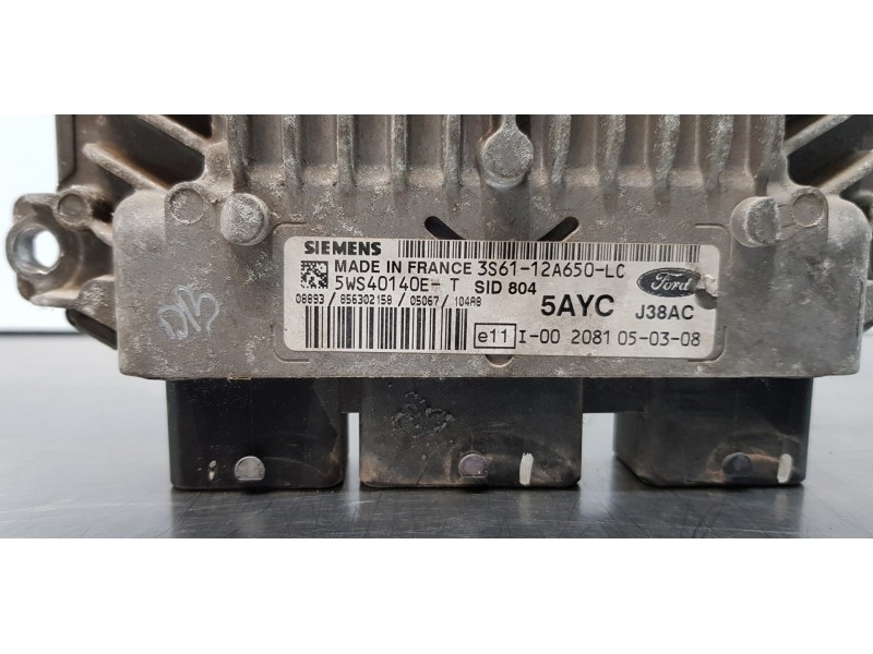 Recambio de centralita motor uce para ford fiesta (cbk) ambiente referencia OEM IAM 3S6112A650LC 5WS40140E 