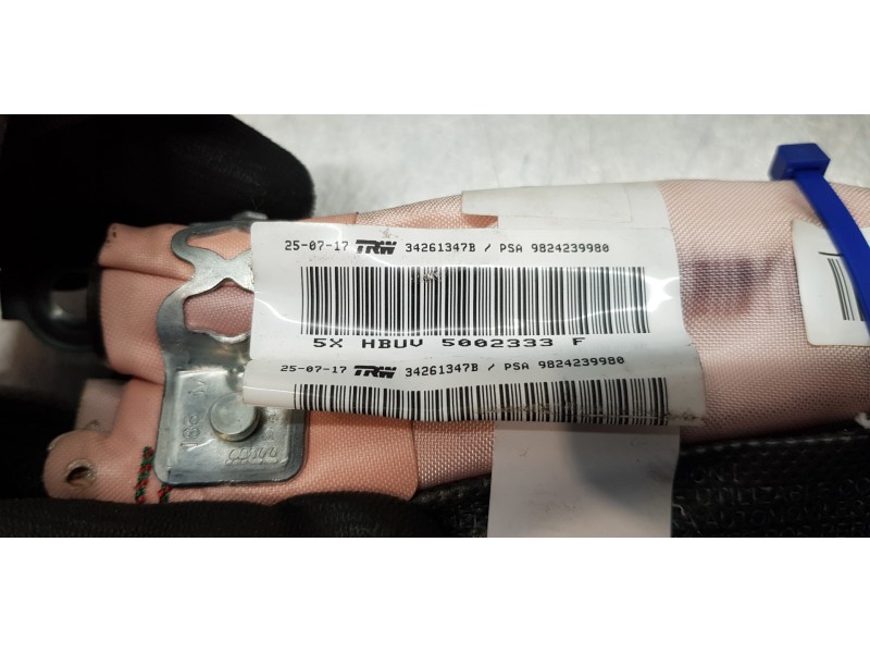 Recambio de airbag cortina delantero derecho para opel grandland x excellence referencia OEM IAM 9824239980  