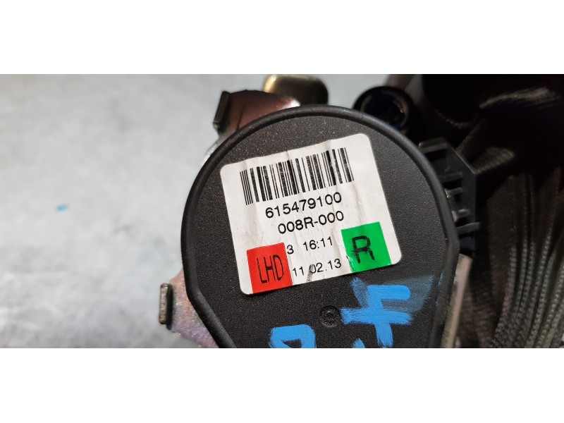Recambio de cinturon seguridad delantero derecho para skoda superb combi (3t5) ambition referencia OEM IAM 3T1857702  