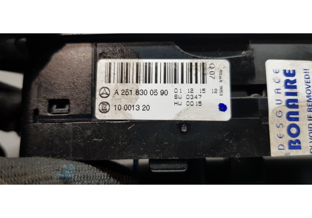 Recambio de mando elevalunas delantero izquierdo para mercedes clase r (w251) 320 cdi (251.022) referencia OEM IAM A2518300590  