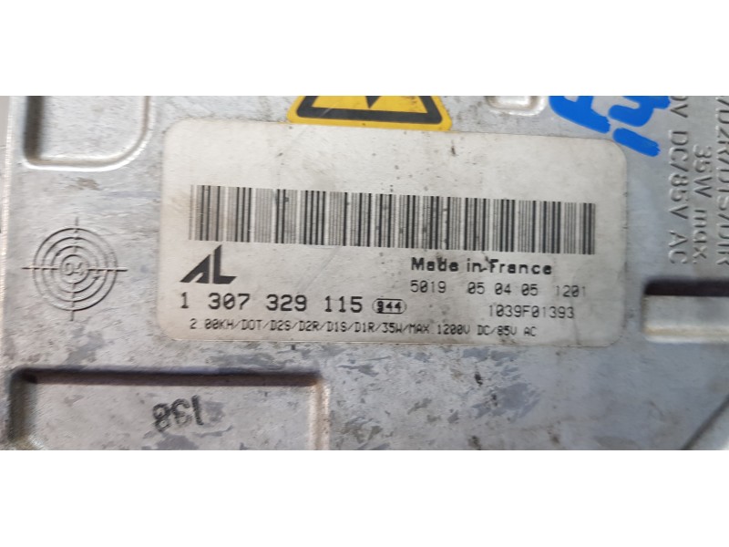 Recambio de centralita faros xenon para audi a4 berlina (8e) 2.0 tdi 16v (103kw) referencia OEM IAM 1307329115  