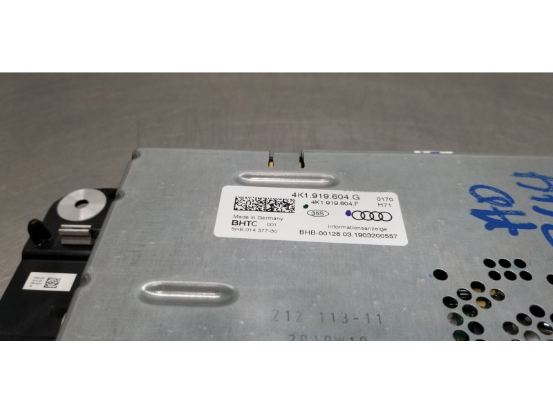 Recambio de pantalla multifuncion para audi a6 berlina (4a2) 40 tdi basic referencia OEM IAM 4K1919604G 4K1919604F 