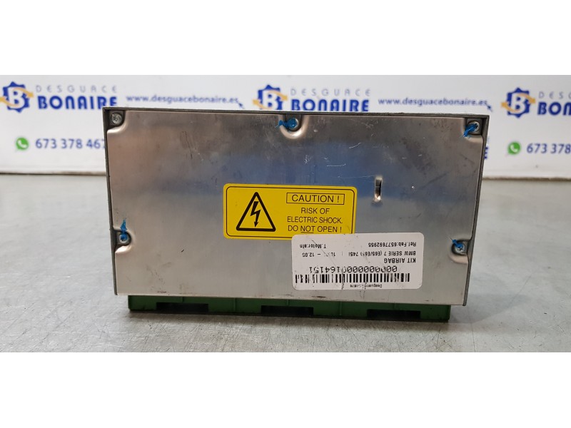 Recambio de centralita airbag para bmw serie 7 (e65/e66) 745i referencia OEM IAM 65776929551  