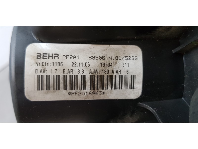 Recambio de motor calefaccion para peugeot 307 berlina (s2) x-line referencia OEM IAM 6441S6   Recambio de motor calefaccion para peugeot 307 berlina (s2) x-line referencia OEM IAM 6441S6