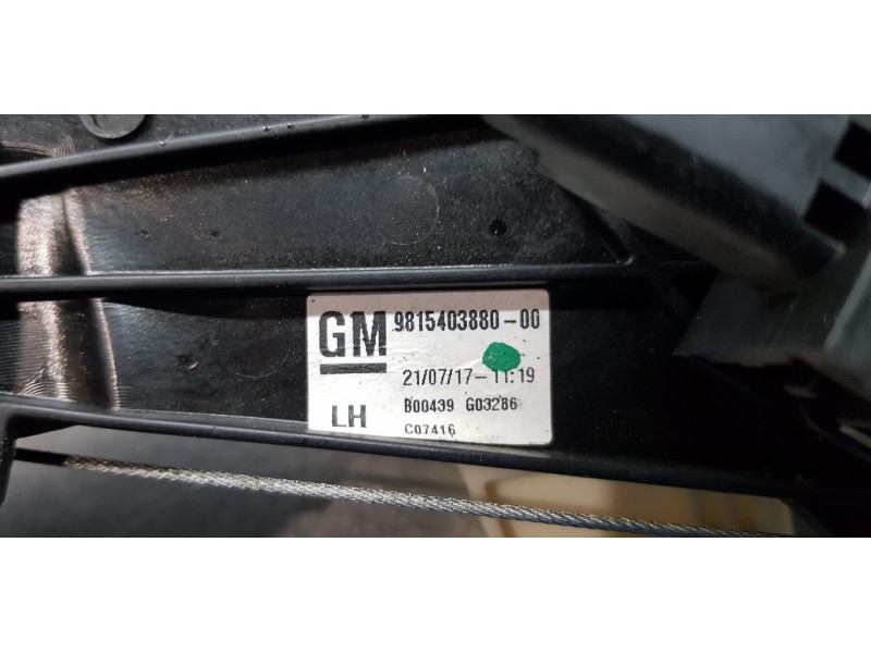 Recambio de elevalunas trasero izquierdo para opel grandland x excellence referencia OEM IAM 3646826   Recambio de elevalunas trasero izquierdo para opel grandland x excellence referencia OEM IAM 3646826