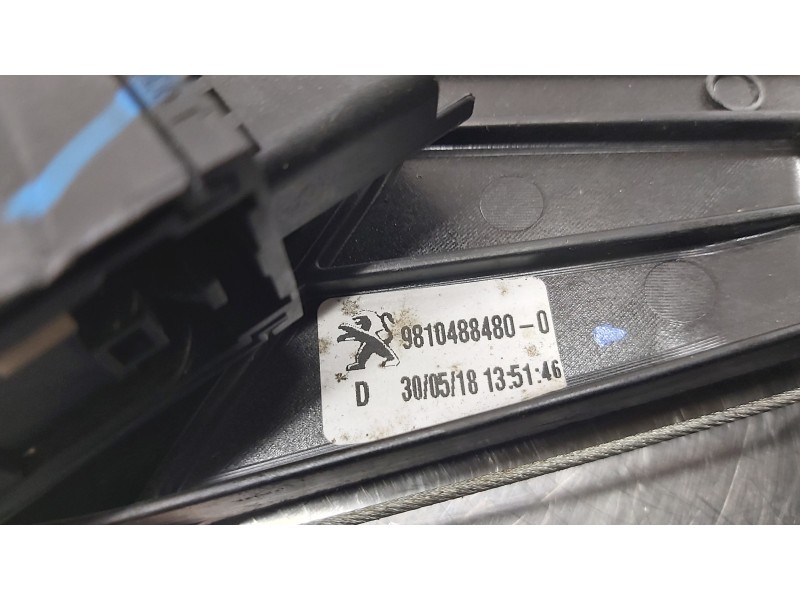 Recambio de elevalunas trasero derecho para peugeot 3008 active referencia OEM IAM 9810488480   Recambio de elevalunas trasero derecho para peugeot 3008 active referencia OEM IAM 9810488480