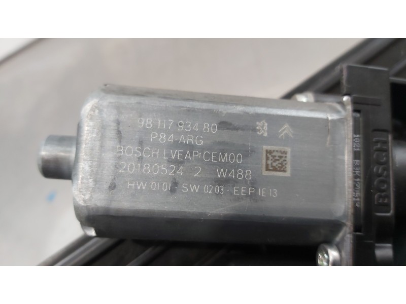 Recambio de elevalunas trasero izquierdo para peugeot 3008 active referencia OEM IAM 9810488580   Recambio de elevalunas trasero izquierdo para peugeot 3008 active referencia OEM IAM 9810488580