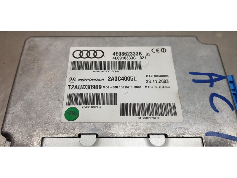 Recambio de modulo electronico para audi a8 (4e2) 3.7 quattro referencia OEM IAM 4E0910333E  