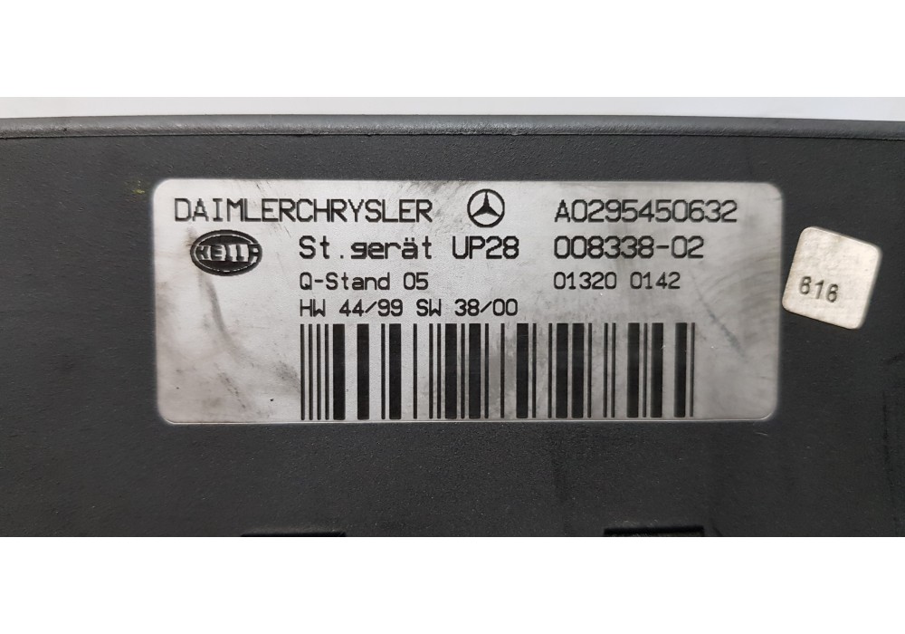 Recambio de centralita abs para mercedes clase c (w203) sportcoupe c 180 (203.735) referencia OEM IAM A0295450632  