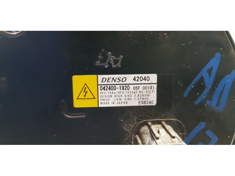 Recambio de compresor aire acondicionado para toyota rav 4 plug-in hybrid advance referencia OEM IAM 8837042041 0424001920 