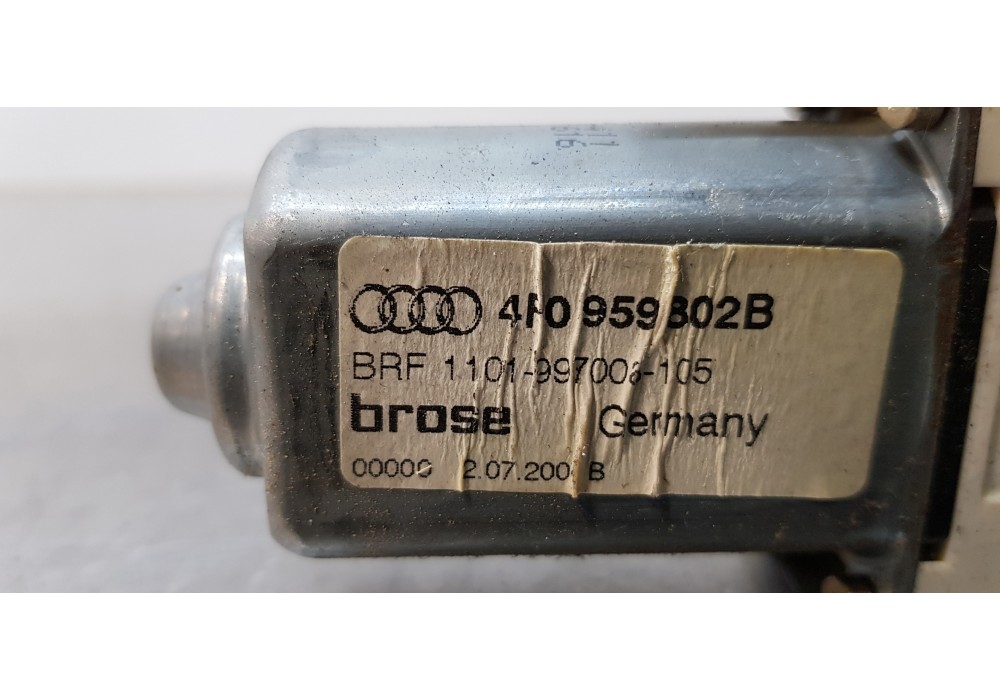 Recambio de motor elevalunas delantero derecho para audi a6 berlina (4f2) 3.2 fsi referencia OEM IAM 4F0959802B   Recambio de motor elevalunas delantero derecho para audi a6 berlina (4f2) 3.2 fsi referencia OEM IAM 4F0959802B