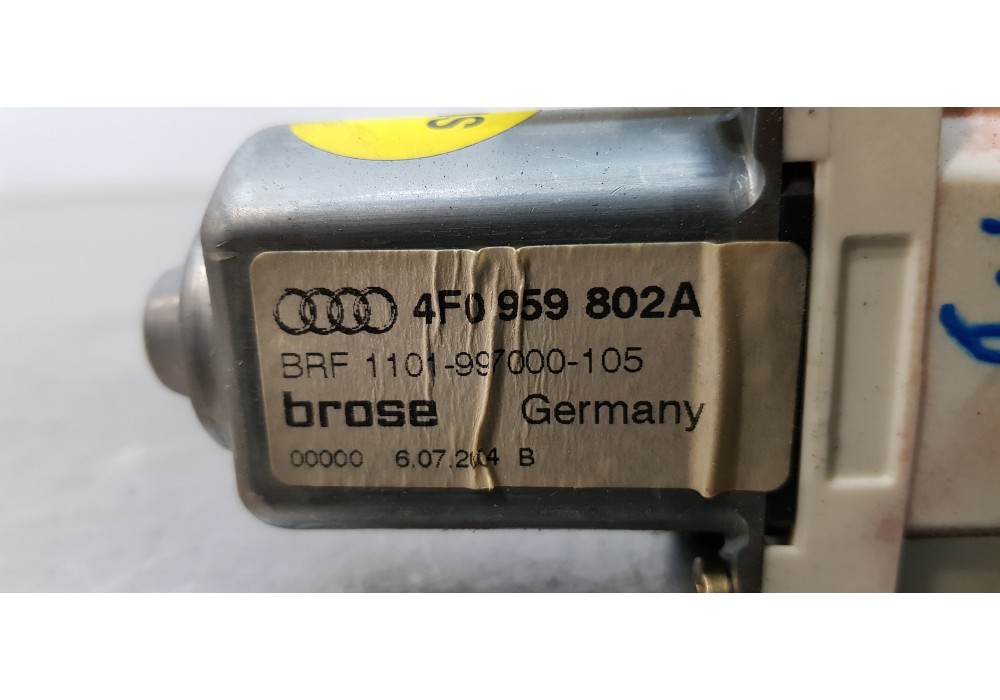 Recambio de motor elevalunas trasero derecho para audi a6 berlina (4f2) 3.2 fsi referencia OEM IAM 4F0959802A   Recambio de motor elevalunas trasero derecho para audi a6 berlina (4f2) 3.2 fsi referencia OEM IAM 4F0959802A