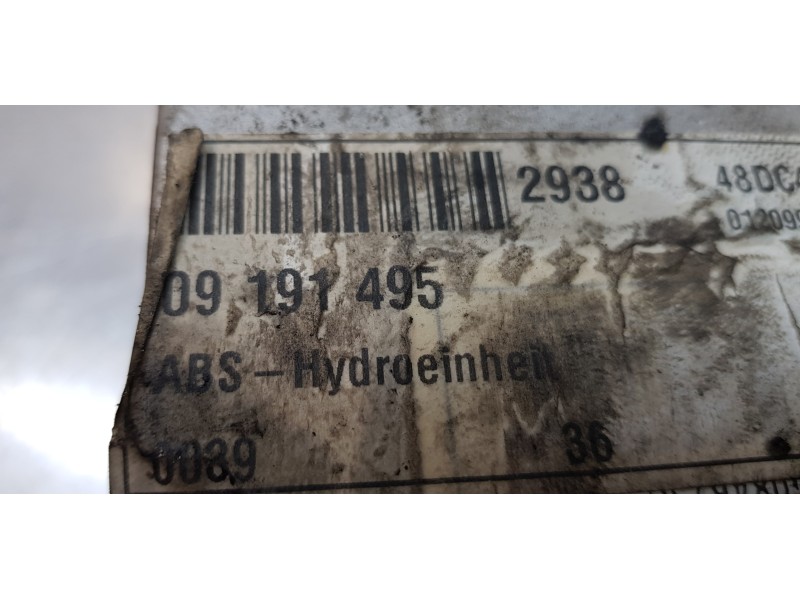 Recambio de abs para opel vectra c berlina comfort referencia OEM IAM 09191495  