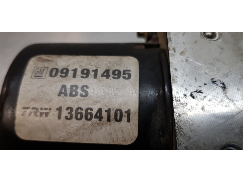 Recambio de abs para opel vectra c berlina comfort referencia OEM IAM 09191495  