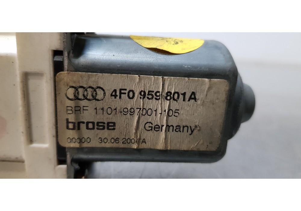 Recambio de motor elevalunas trasero izquierdo para audi a6 berlina (4f2) 3.2 fsi referencia OEM IAM 4F0959801A   Recambio de motor elevalunas trasero izquierdo para audi a6 berlina (4f2) 3.2 fsi referencia OEM IAM 4F0959801A