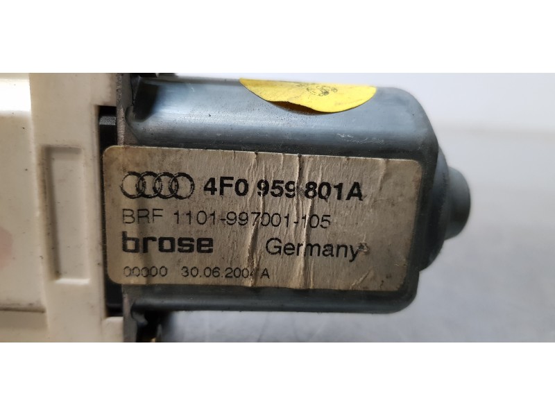 Recambio de motor elevalunas trasero izquierdo para audi a6 berlina (4f2) 3.2 fsi referencia OEM IAM 4F0959801A   Recambio de motor elevalunas trasero izquierdo para audi a6 berlina (4f2) 3.2 fsi referencia OEM IAM 4F0959801A