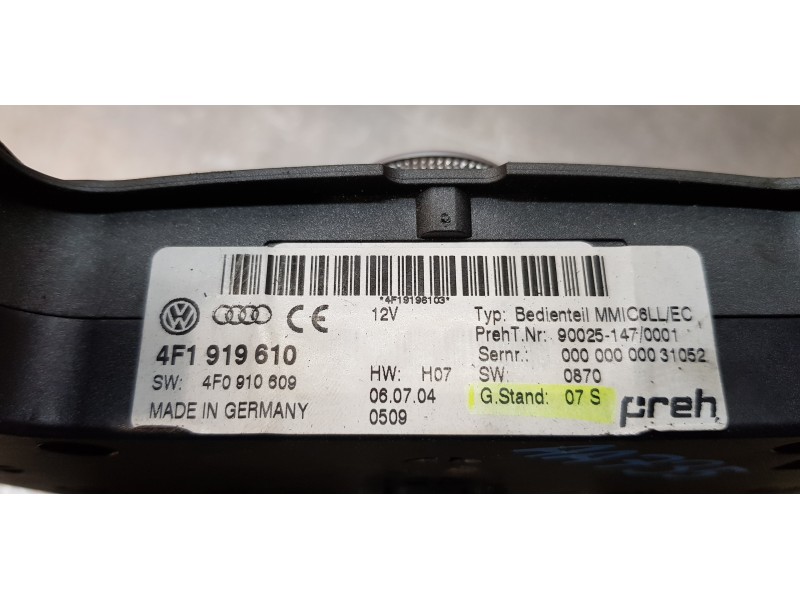 Recambio de mando multifuncion para audi a6 berlina (4f2) 3.2 fsi referencia OEM IAM 4F1919610   Recambio de mando multifuncion para audi a6 berlina (4f2) 3.2 fsi referencia OEM IAM 4F1919610