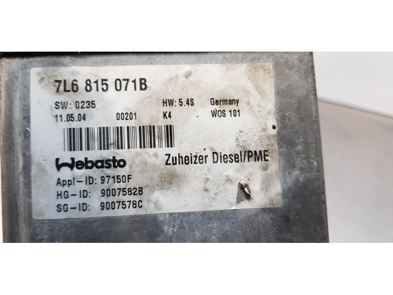 Recambio de no identificado para volkswagen touareg (7la) tdi r5 referencia OEM IAM 7L6815071B  