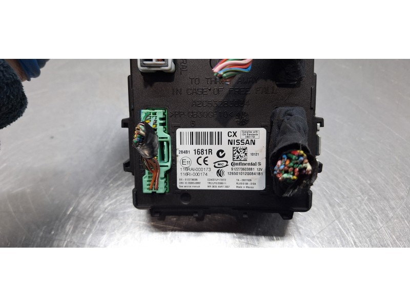 Recambio de modulo confort para renault koleos bose edition referencia OEM IAM 284B11681R   Recambio de modulo confort para renault koleos bose edition referencia OEM IAM 284B11681R